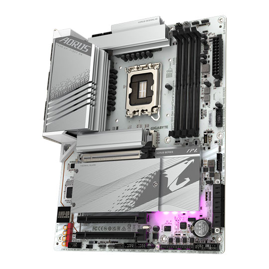 Gigabyte Intel Z790 AORUS ELITE AX ICE PCIe 5.0 ATX Refurbished Motherboard : image 3