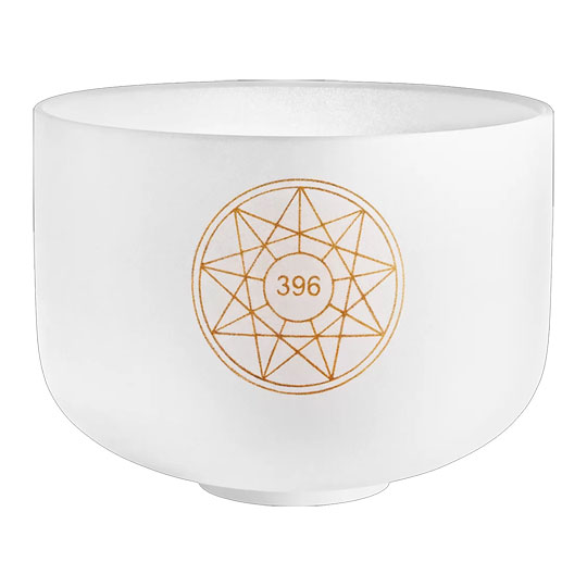 Meinl Sonic Energy Solfeggio Crystal Singing Bowl 10"", Ut 396 Hz, Note G4