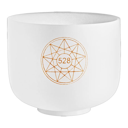 Meinl Sonic Energy Solfeggio Crystal Singing Bowl 8"", Mi 528 Hz, Note C5