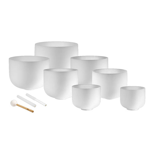 Meinl Sonic Energy 7-Piece Crystal Singing Bowl Chakra Set
