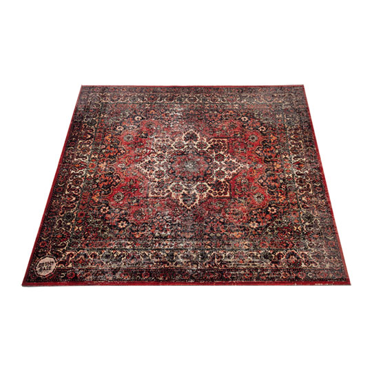 DRUMnBASE Vintage Persian Stage Rug Original Red - 185x160cm