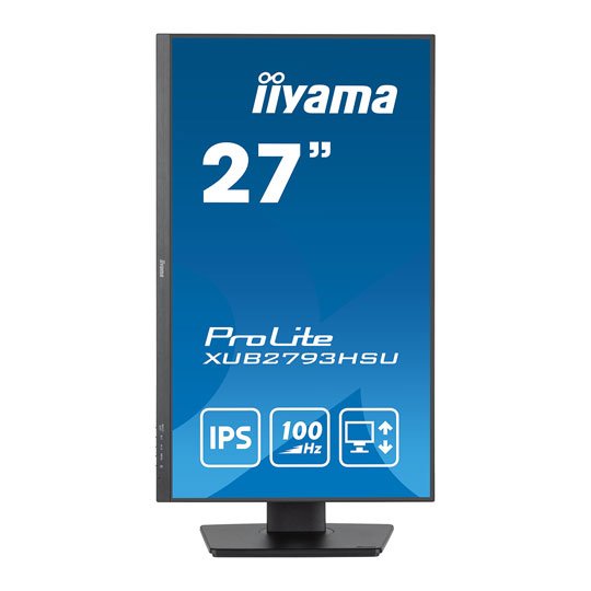 iiyama ProLite XUB2793HSU-B6 27" Full HD 100Hz FreeSync IPS Monitor : image 3
