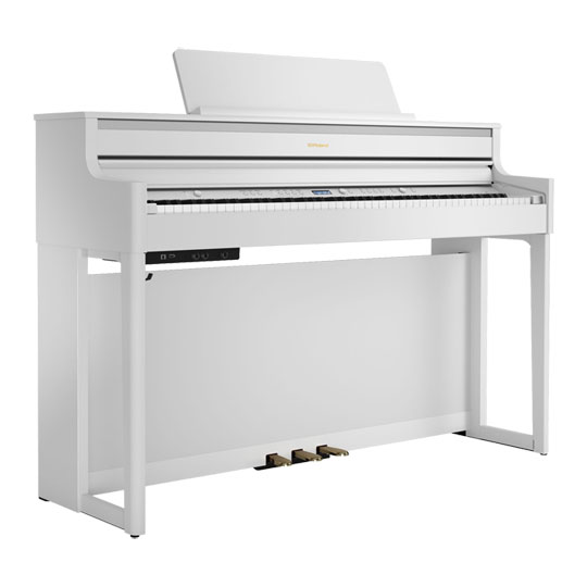 Roland HP704-WH Digital Piano with Stand (White)