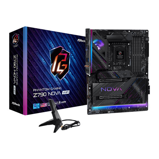 ASRock Intel Z790 Nova WiFi PCIe 5.0 DDR5 ATX Motherboard