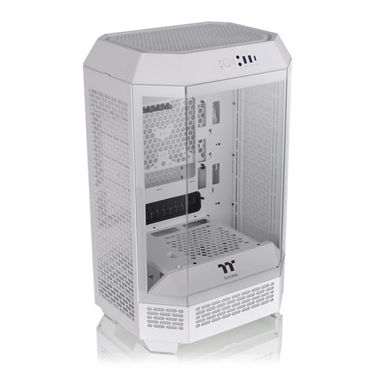 Thermaltake The Tower 300 Snow White Micro Tower Tempered Glass PC Gaming Case