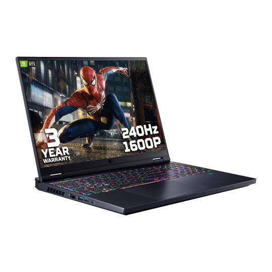 Acer Predator Helios 16 NH.QNXEK.002 16" WQXGA IPS 240Hz Core i9 RTX 4070 Gaming Laptop