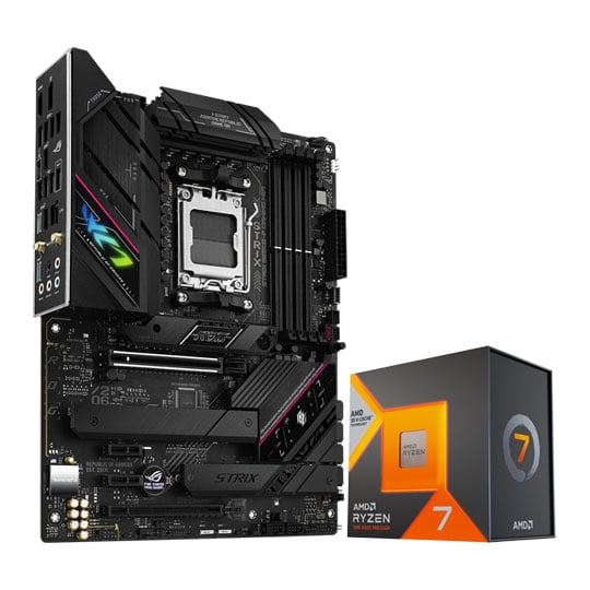 Ryzen 9 7900x 12 Core AMD Ryzen 9 7900X + ASUS ROG Strix
