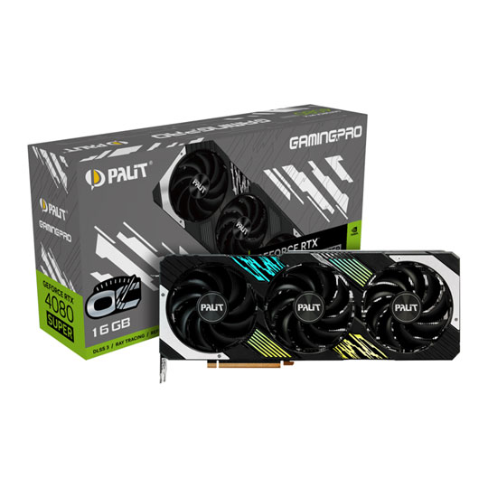 Palit NVIDIA GeForce RTX 4080 SUPER 16GB GAMING PRO OC Ada Lovelace Graphics Card : image 1