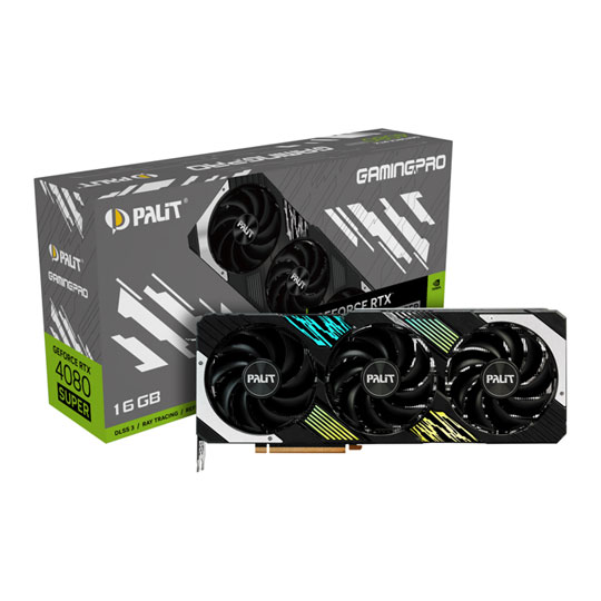 Palit NVIDIA GeForce RTX 4080 SUPER 16GB GAMING PRO Ada Lovelace Graphics Card : image 1
