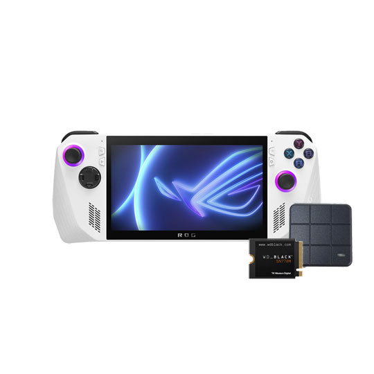 ASUS ROG Ally Hand Held Gaming Console with 2TB WD Black