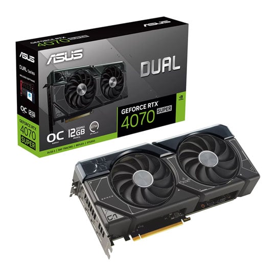 ASUS NVIDIA GeForce RTX 4070 SUPER 12GB DUAL OC Ada Lovelace