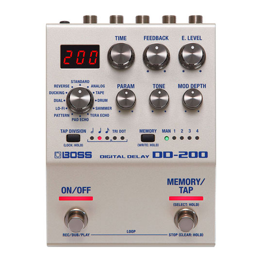 (Open Box) Boss DD-200 Digital Delay Effects Unit