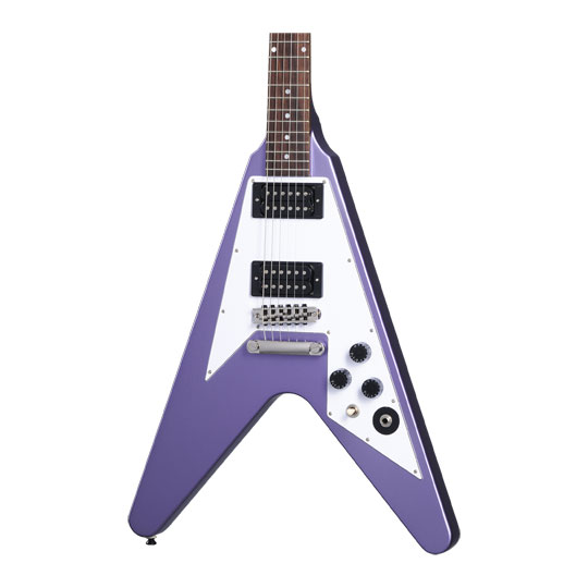 Epiphone Kirk Hammett 1979 Flying V (Incl. Hard Case) Purple Metallic