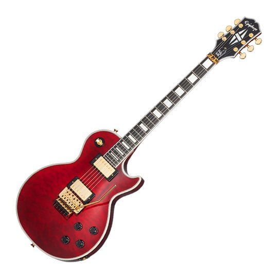 Epiphone Alex Lifeson Les Paul Custom Axcess (Incl. Hard Case) Ruby
