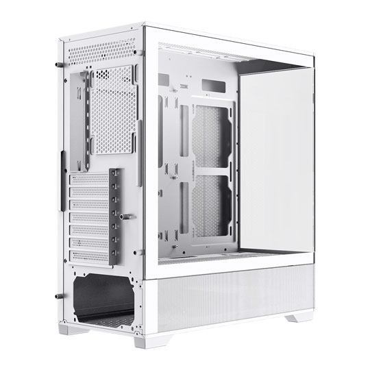 GameMax Vista White ATX PC Gaming Case with 6x Dual-Ring Infinity Fans : image 4