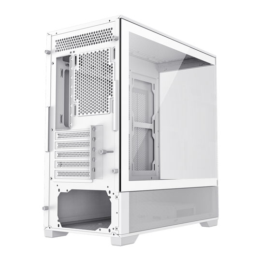 GameMax Vista Mini White MicroATX PC Case with 3x Dual-Ring Infinity Fans : image 4