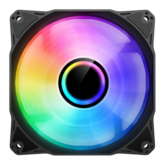 CiT Pro YH120 120mm ARGB Black Inner-Ring Infinity Fan