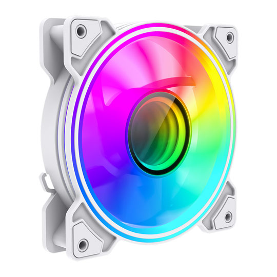 GameMax Infinity 120mm ARGB White Dual-Ring Infinity Fan