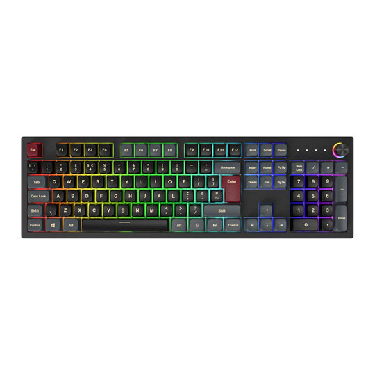 Montech MKey Darkness Gateron Red Switch Mechanical Gaming Keyboard