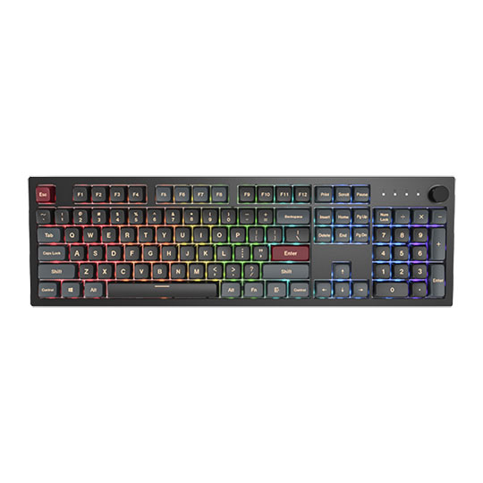 Montech MKey Darkness Gateron Yellow Switch Mechanical Gaming Keyboard