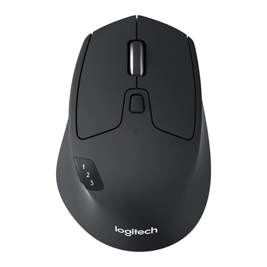 Logitech Mouse M720 Triathlon Multi-Device 2.4Hz/BT Wireless Black Mouse