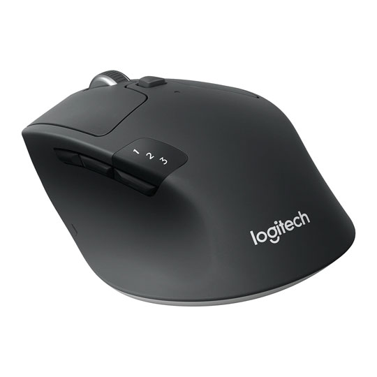 Logitech Mouse M720 Triathlon Multi-Device 2.4Hz/BT Wireless Black Mouse