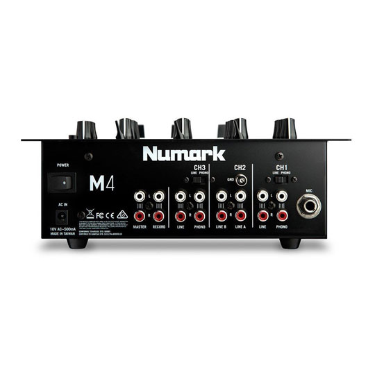 Numark M4 Black 3-Channel Scratch Mixer