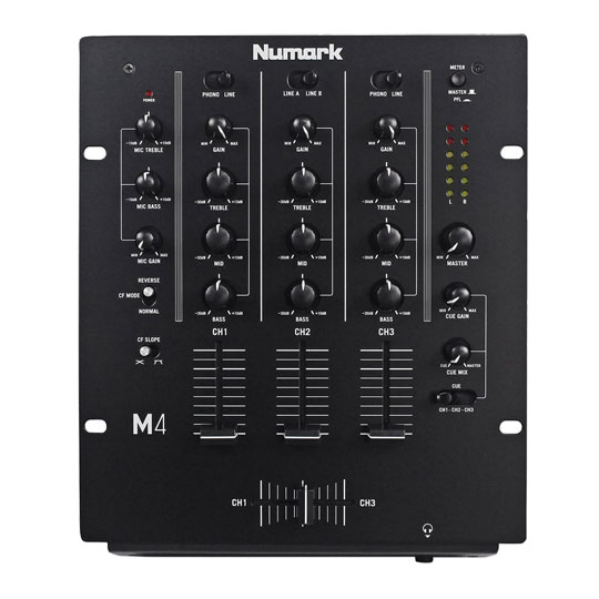 Numark M4 Black 3-Channel Scratch Mixer : image 4