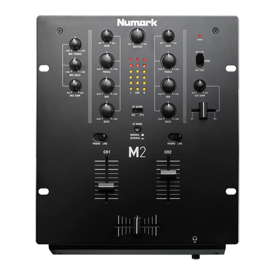 Numark M2 Black 2-Channel Scratch Mixer