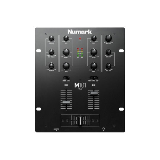 Numark M101USB Black 2-Channel All-Purpose Mixer with USB : image 2