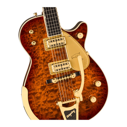 Gretsch LTD Edition G6134TQM-59 Limited Quilt Classic Penguin™ with Bigsby (Forge Glow)