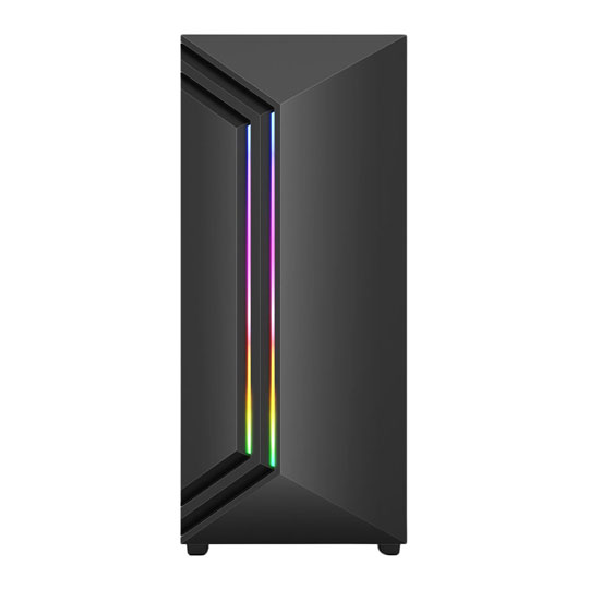 Vida Apollo Black Tempered Glass ATX PC Gaming Case LN144562 - APOLLO ...