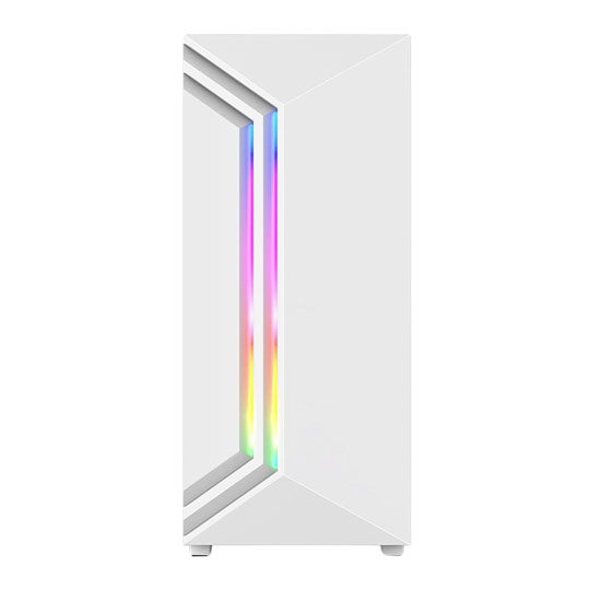 Vida Apollo White Tempered Glass ATX PC Gaming Case LN144563 - APOLLO ...