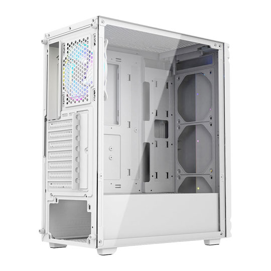 Vida Apollo White Tempered Glass ATX PC Gaming Case LN144563 - APOLLO ...