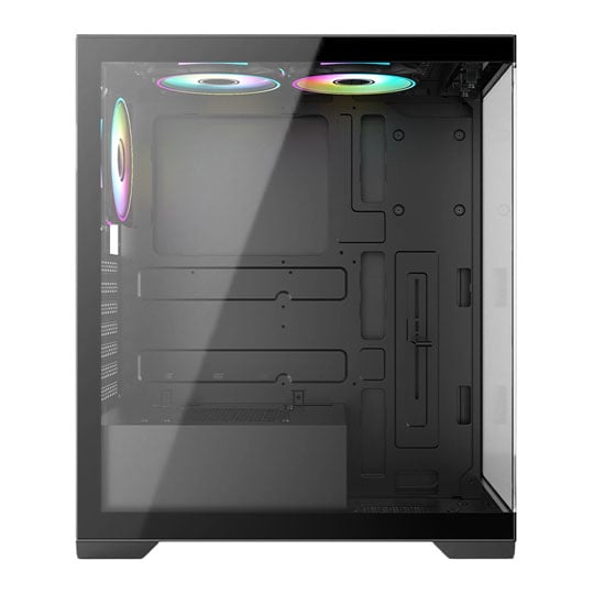 Vida Vetro Black 2-WAY Tempered Glass ATX PC Gaming Case