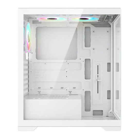 Vida Vetro White Tempered Glass ATX PC Gaming Case