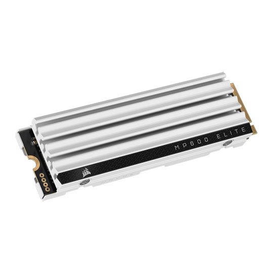 Corsair MP600 ELITE /w Heatsink 2TB White M.2 PCIe NVMe SSD/Solid State Drive PC/PS5