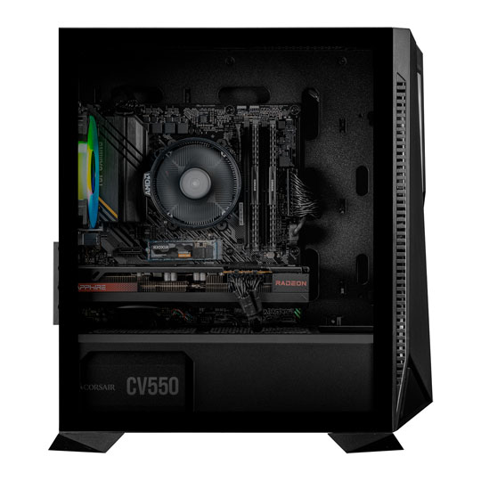 Gaming PC with AMD Radeon RX 7600 XT and AMD Ryzen 7 5700X LN144640 ...