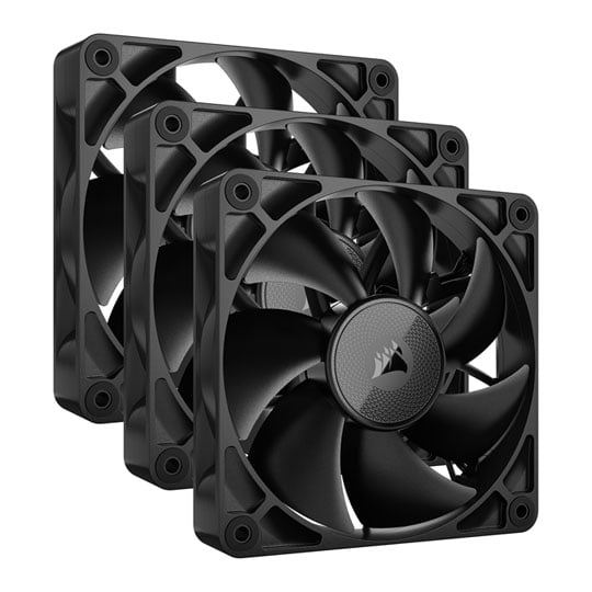Corsair iCUE LINK RX120 Black Triple 120mm PWM Fan Starter Kit 3 Pack