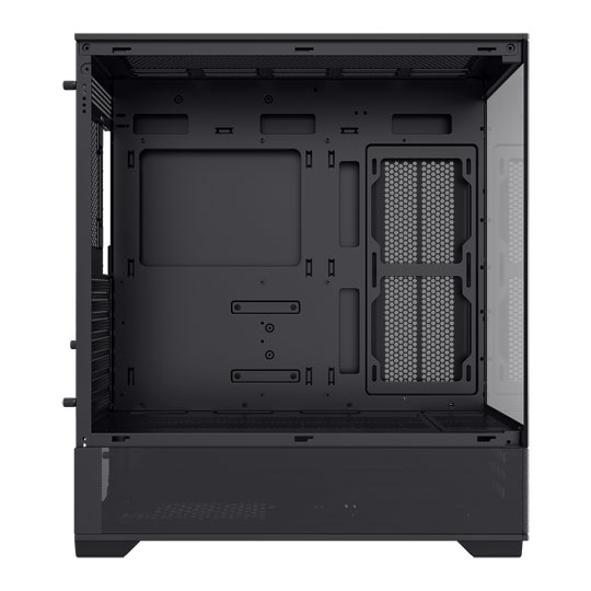 GameMax Vista Black Mid Tower Tempered Glass PC Gaming Case : image 2