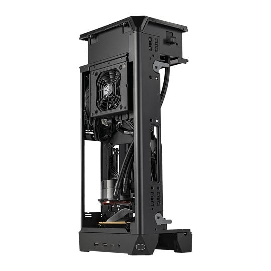 Cooler Master Ncore 100 MAX Grey mini-ITX Tower Gaming Case with 850W SFX PSU & 120mm AIO Cooler : image 3