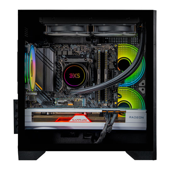 Gaming PC with 12GB AMD Radeon RX 7700 XT and AMD Ryzen 7