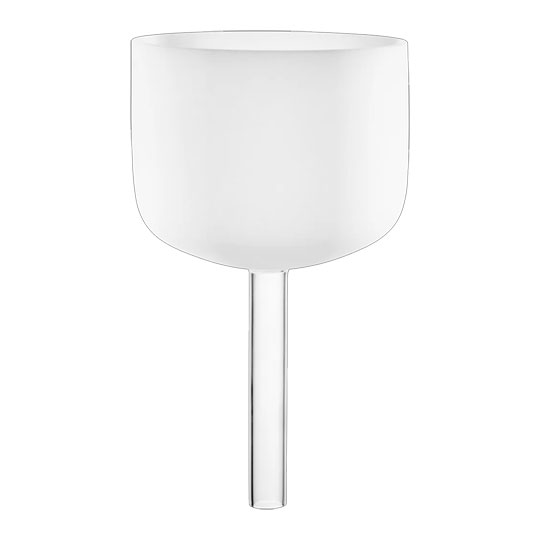 Meinl 8" Crystal Singing Bowl with Handle, Note B4, Crown Chakra - CSBH8B