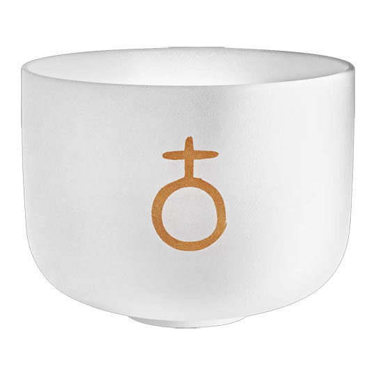 Meinl 12" Planetary Tuned Crystal Singing Bowl Earth Year/Om 136.10 Hz - PCSB12E