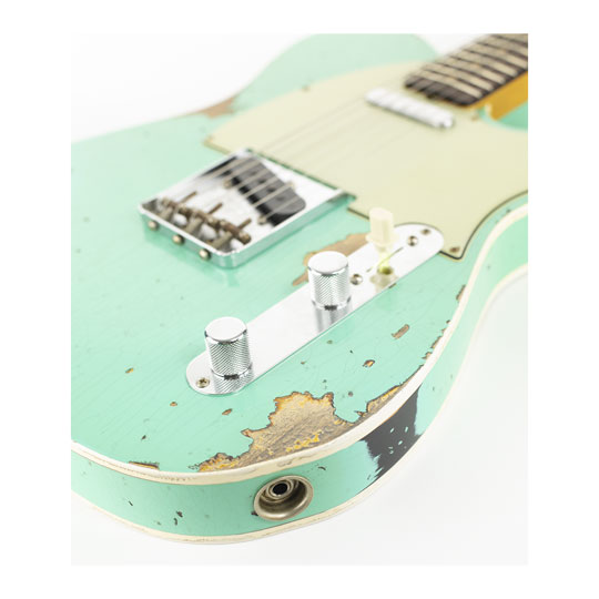 Fender Custom Shop LTD Edition '60 Telecaster Custom Heavy Relic, Aged Seafoam Green Over 3 Colour S