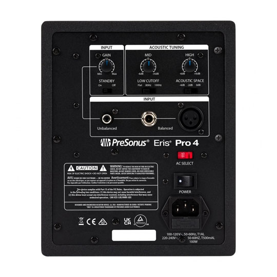 PreSonus Eris Pro 4 4.5" Powered Monitor - Single Unit : image 3