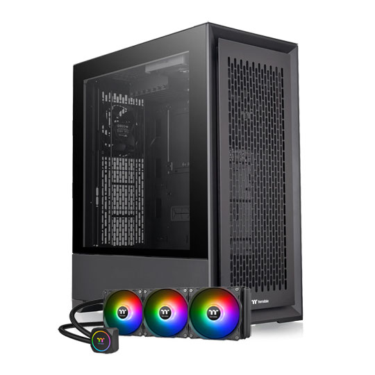 ThermalTake CTE T500 Air Black Chassis + ThermalTake TH360 ARGB Sync AIO Bundle : image 1