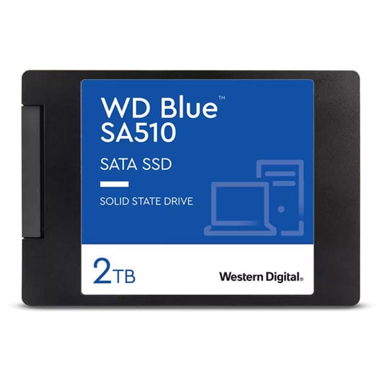 WD Blue SA510 2TB 2.5 SATA SSD Solid State Drive LN145126 WDS200T3B0A 00AXR0 SCAN UK
