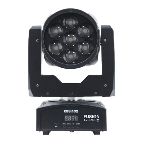 Equinox Fusion 120 Zoom MKII x 4 + Quad Fusion 100 Spot/120 Zoom/Orbit Flight Case