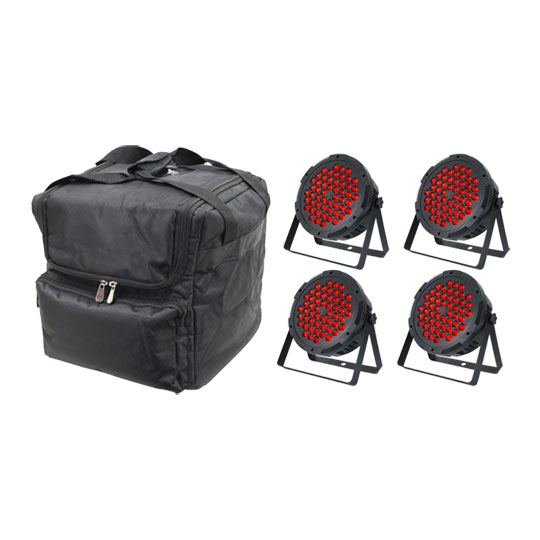 Equinox Power Par 54 MKIII x 4 + GB338 Universal Gear Bag